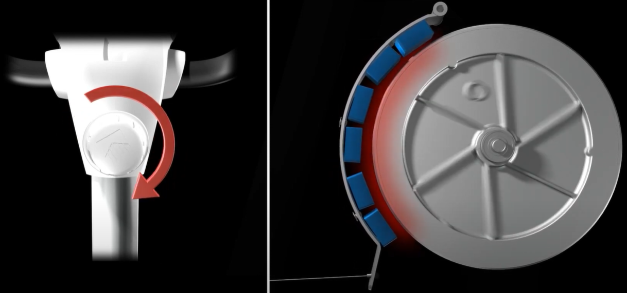 Kettler 04407 Magnetyczny system hamulcowy z 8-stopniową regulacją oporu - KOLO ZAMACHOWE