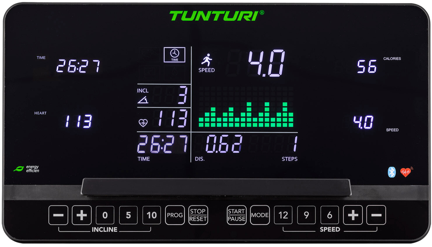 WYŚWIETLACZ BIEŻNI ELEKTRYCZNEJ TUNTURI SIGNATURE T40