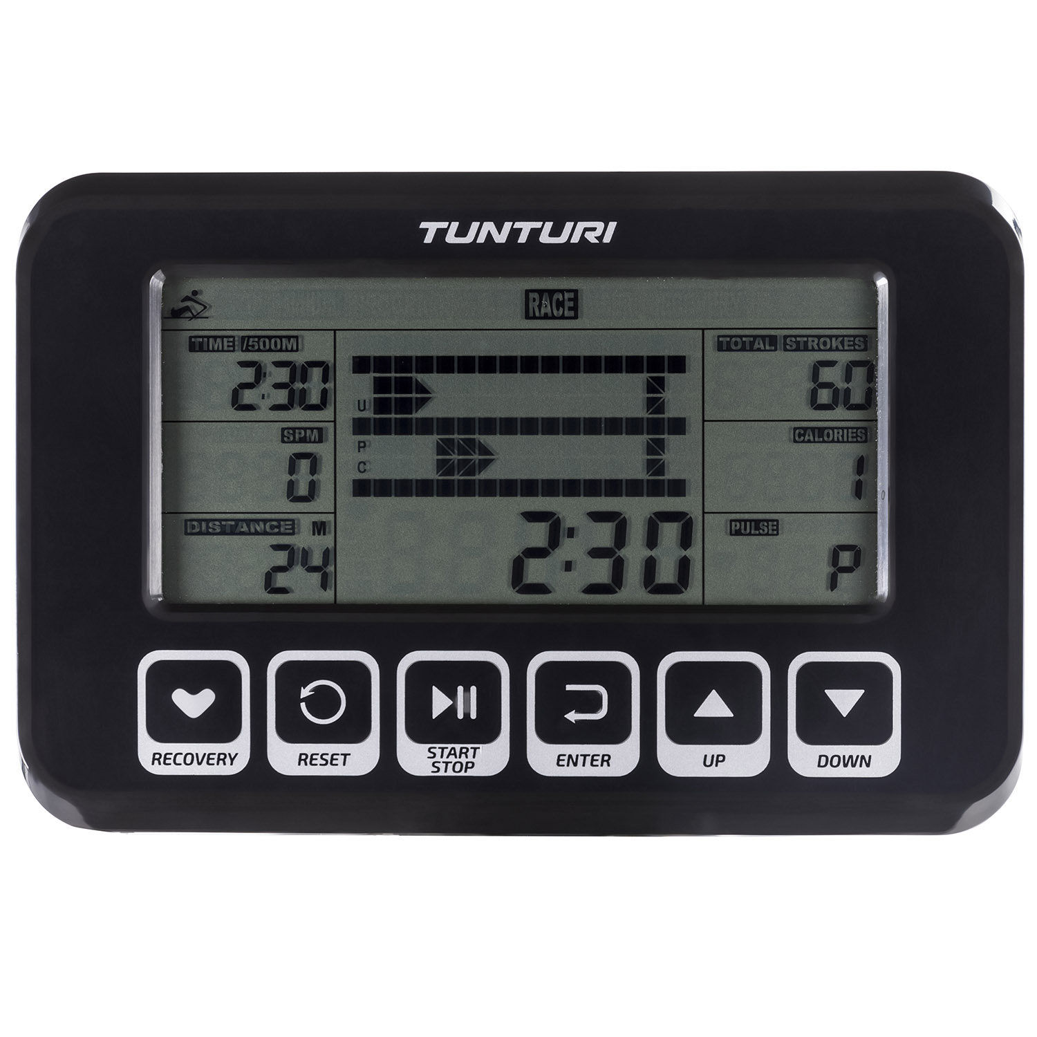 tunturi 17TFRW7000 Wyświetlacz - Wioslarz wodny Tunturi FitRow70 WTR 10