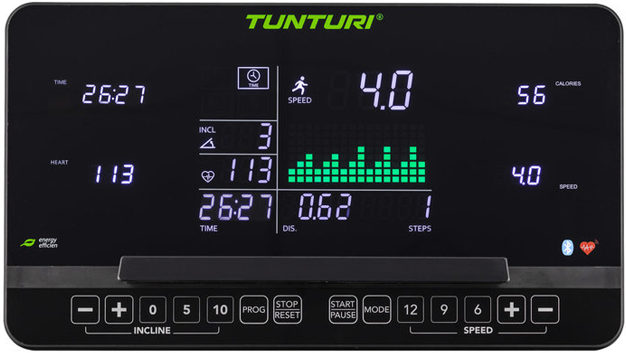 WYŚWIETLACZ BIEŻNI ELEKTRYCZNEJ TUNTURI SIGNATURE T60