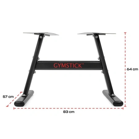 STOJAK + HANTLE GYMSTICK QUICK-LOCK 2 x 22,5 KG