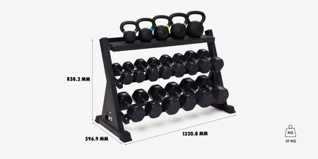 STOJAK NA HANTLE I KETTLEBELL NIKE KDB RACK