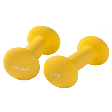 HANTLE NEOPRENOWE TUNTURI DUMBBELLS 2x1,5KG