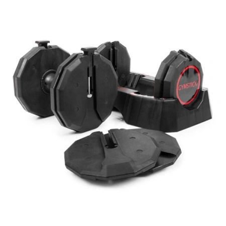 STOJAK + HANTLE GYMSTICK QUICK-LOCK 2 x 22,5 KG