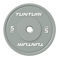 OBCIĄŻENIE TALERZ TUNTURI PLATINUM BUMPER PLATE SZARY, 5 KG