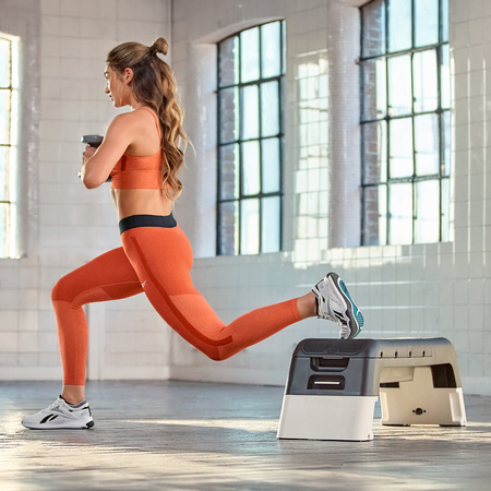 Ławka treningowa i Step 2w1 Reebok Deck - BIAŁY OUTLET