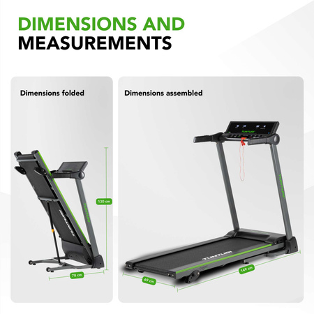 BIEŻNIA ELEKTRYCZNA SKŁADANA TUNTURI CARDIO FIT T25