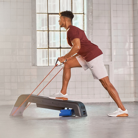 ŁAWKA TRENINGOWA I STEP 2W1 REEBOK DECK - NIEBIESKI