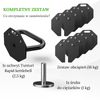 Zestaw Kettlebell Tunturi Rapid 3,5 kg + Obciążenia 2 x 8 kg