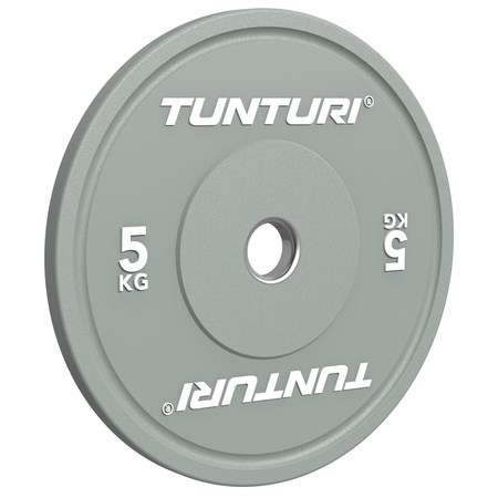 OBCIĄŻENIE TALERZ TUNTURI PLATINUM BUMPER PLATE SZARY, 5 KG