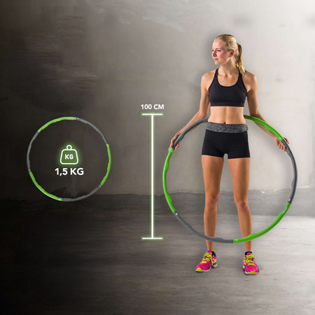 HULA HOOP Z OBCIĄŻENIEM TUNTURI 1.5KG