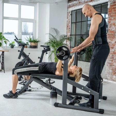 ZESTAW KETTLER: ŁAWKA + STOJAK POD SZTANGĘ