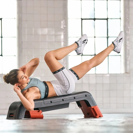 ZESTAW FITNESS: ŁAWKA I STEP 2w1 REEBOK + GUMY TUNTURI