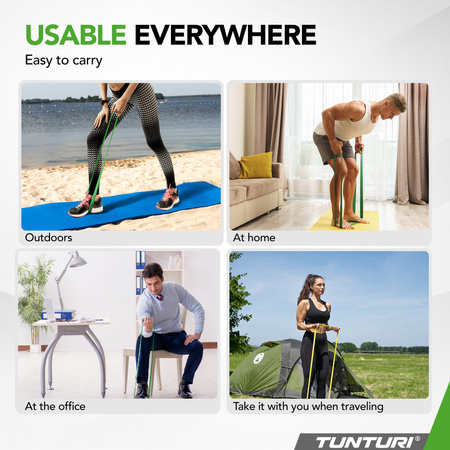 GUMA OPOROWA TUNTURI POWER BAND MEDIUM GREEN