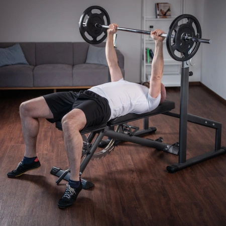 ZESTAW KETTLER: ŁAWKA + STOJAK POD SZTANGĘ