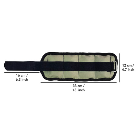 OBCIĄŻNIKI NA NADGARSTKI I KOSTKI TUNTURI 2 szt. x 0,5KG