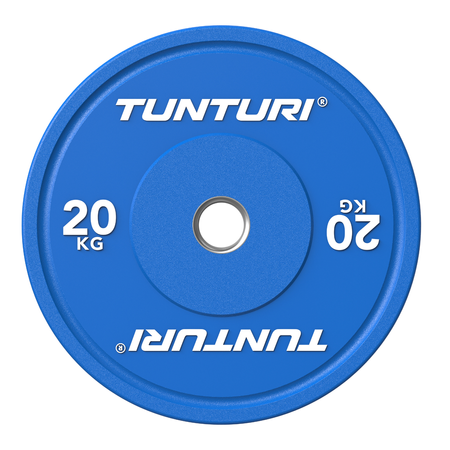 OBCIĄŻENIE TALERZ TUNTURI PLATINUM BUMPER PLATE NIEBIESKI, 20 KG