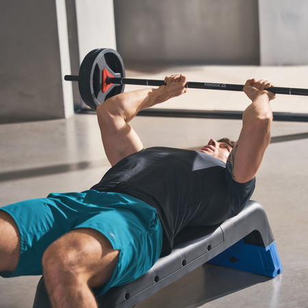 ŁAWKA TRENINGOWA I STEP 2W1 REEBOK DECK - NIEBIESKI