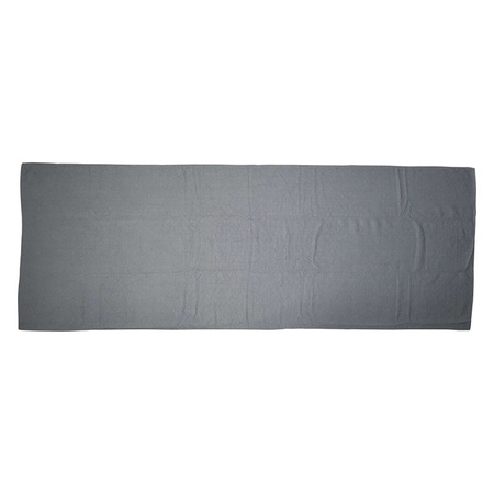 RĘCZNIK DO JOGI ANTYPOŚLIZGOWY Z TORBĄ - TUNTURI YOGA TOWEL GREY WITH CARRY BAG