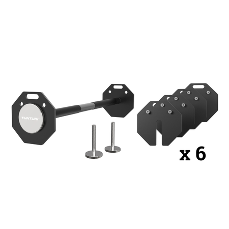 GRYF REGULOWANY TUNTURI RAPID ADJUSTABLE BARBELL - 59KG 