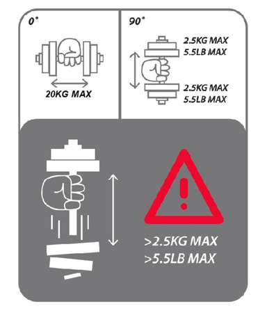 Sztanga gryf fitness P2I 20 kg