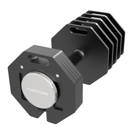 ZESTAW 2 HANTLI REGULOWANYCH TUNTURI RAPID ADJUSTABLE DUMBBELL - 20 KG