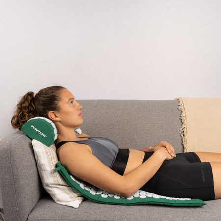 MATA DO AKUPRESURY Z PODUSZKĄ TUNTURI GREEN