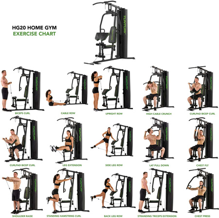 ATLAS do ćwiczeń TUNTURI HOME GYM HG20