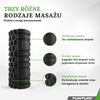 ROLLER WAŁEK DO MASAŻU TUNTURI 33 CM, CZARNY