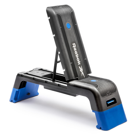 ŁAWKA TRENINGOWA I STEP 2W1 REEBOK DECK - NIEBIESKI