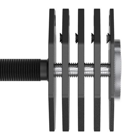 ZESTAW 2 HANTLI REGULOWANYCH TUNTURI RAPID ADJUSTABLE DUMBBELL - 20 KG