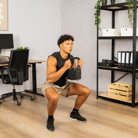 Zestaw Kettlebell Tunturi Rapid 3,5 kg + Obciążenia 2 x 8 kg